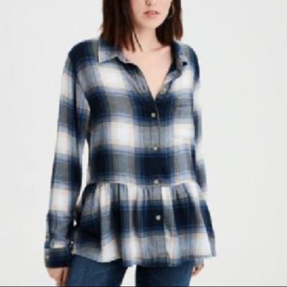 American Eagle Ahh-Mazingly Soft Flannel Shirt